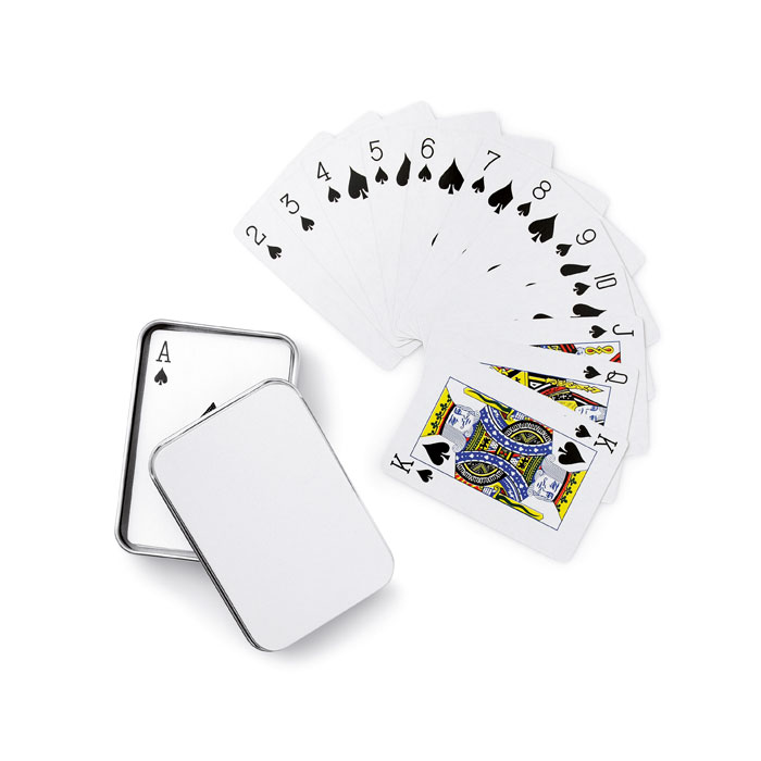 AMIGO Juego de cartas caja metal - Niños y Juegos - Regalo Promocional Personalizado - imagen 3
