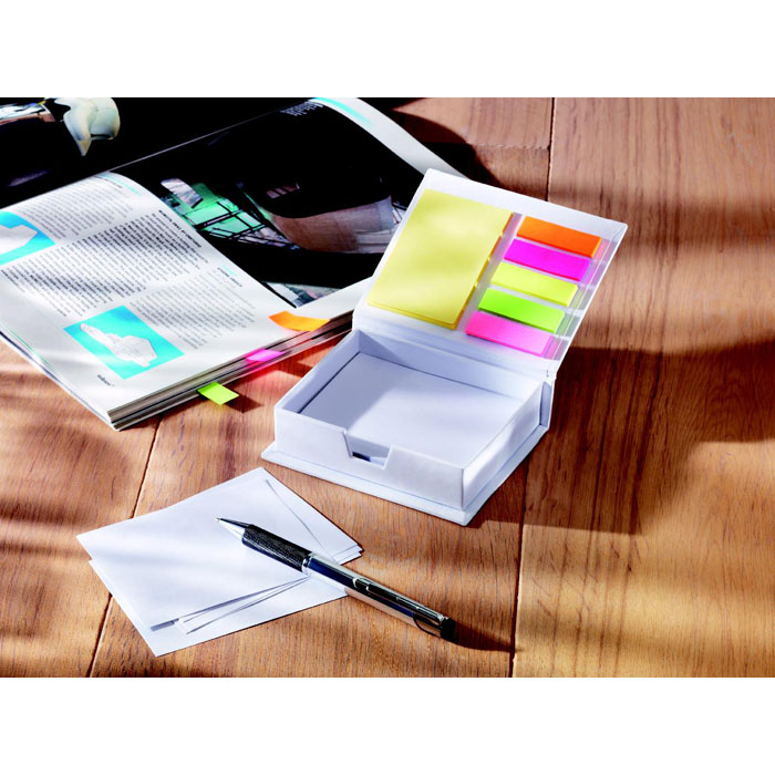 MEMOKIT Bloc notas y notas adhesivas - Oficina - Regalo Promocional Personalizado - imagen 3