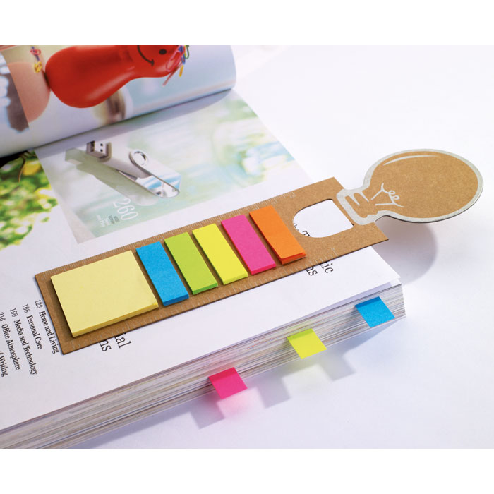 IDEA Punto de libro con marcadores - Oficina - Regalo Promocional Personalizado - vista alternativa