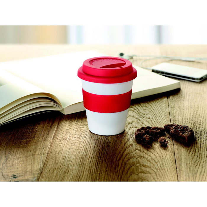 ASTORIA Vaso PP con tapa de silicona - Tazas y vasos personalizados - Regalo Promocional Personalizado - imagen 5