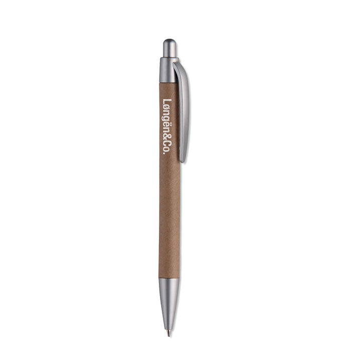PUSHTON Bolígrafo de cartón - Escritura - Regalo Promocional Personalizado - imagen 3