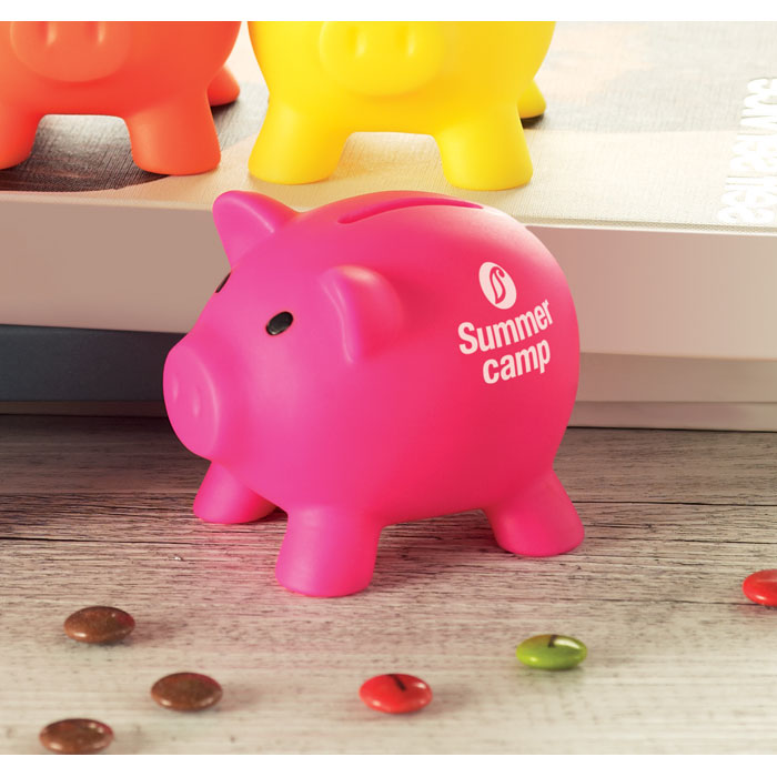 SOFTCO Hucha de cerdito - Niños y Juegos - Regalo Promocional Personalizado - imagen 20