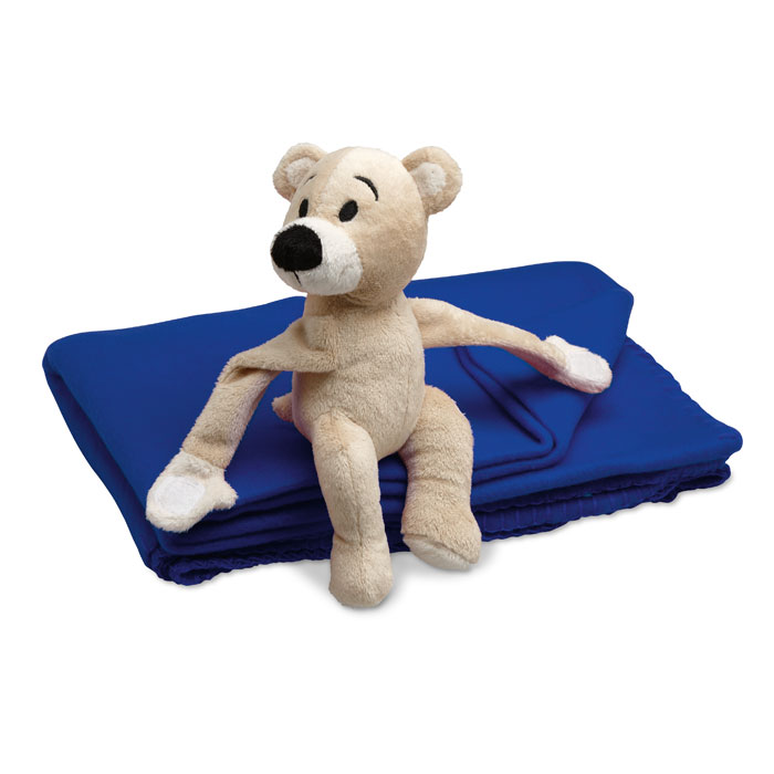 MANTA Manta polar con osito - Mantas personalizadas - Regalo Promocional Personalizado - vista alternativa