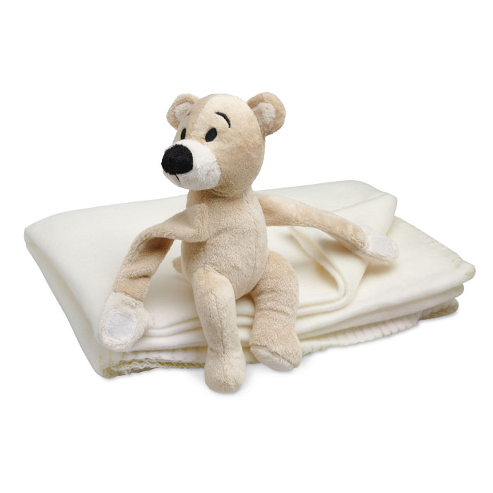 MANTA Manta polar con osito - Mantas personalizadas - Regalo Promocional Personalizado - imagen 4