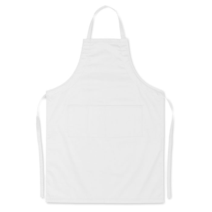 Delantal de cocina de poliéster y algodón Fitted Kitab - Hogar - Regalo Promocional Personalizado - imagen 4