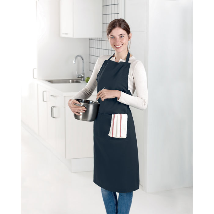 Delantal de cocina de poliéster y algodón Fitted Kitab - Hogar - Regalo Promocional Personalizado - imagen 24