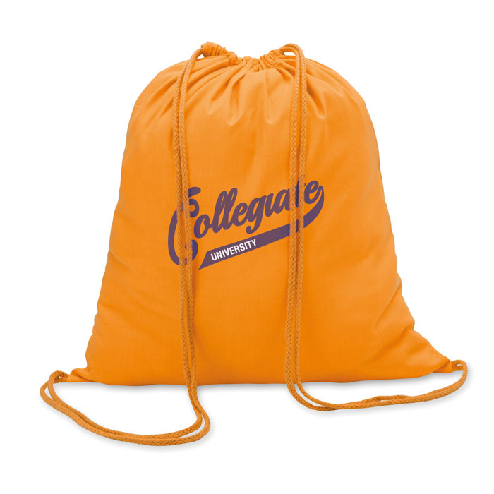 COLORED Bolsa cuerdas algodón 100 gsm - Mochilas personalizadas - Regalo Promocional Personalizado - imagen 6