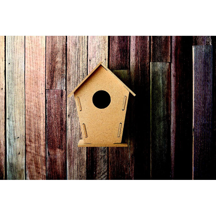 WOOHOUSE Caseta aglomerado para pájaros - Verano - Regalo Promocional Personalizado - imagen 6