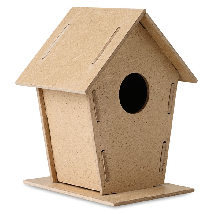 WOOHOUSE Caseta aglomerado para pájaros - Verano - Regalo Promocional Personalizado - imagen 3