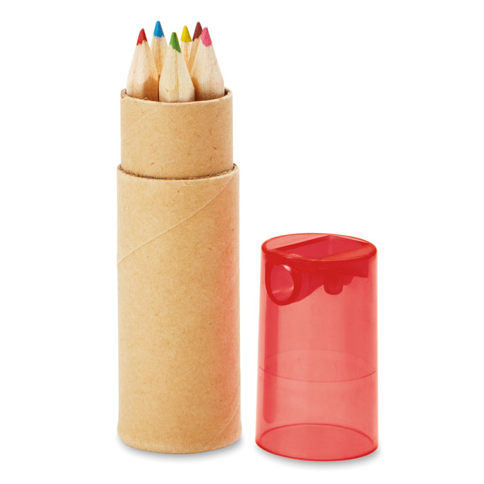 PETIT LAMBUT 6 lápices de color en tubo - Niños y Juegos - Regalo Promocional Personalizado - imagen 3