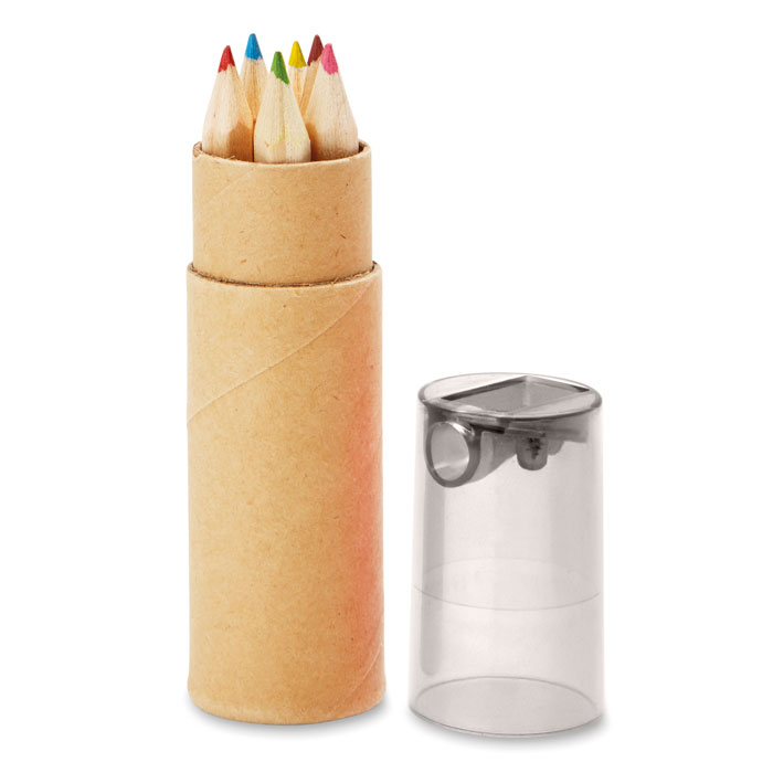 PETIT LAMBUT 6 lápices de color en tubo - Niños y Juegos - Regalo Promocional Personalizado - imagen 6