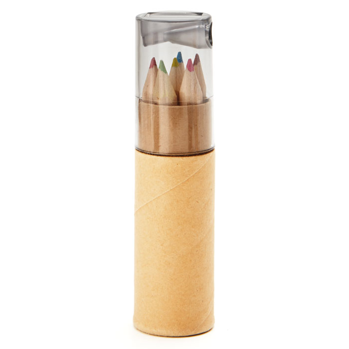 PETIT LAMBUT 6 lápices de color en tubo - Niños y Juegos - Regalo Promocional Personalizado - imagen 5