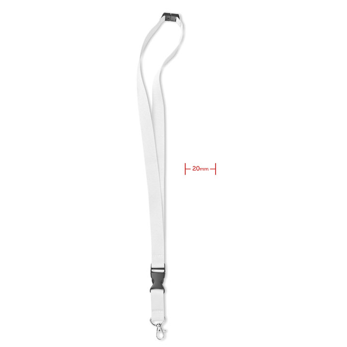 LANY Lanyard mosquetón metal 20 mm - Lanyards y Pulseras - Regalo Promocional Personalizado - imagen 4