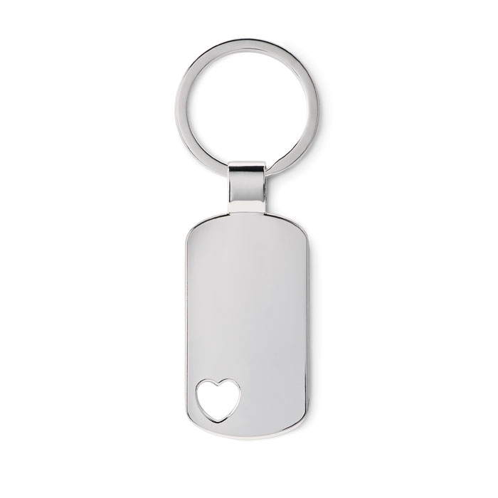 CORAZON Llavero metálico con detalle - Llaveros, pins y chapas - Regalo Promocional Personalizado - vista alternativa