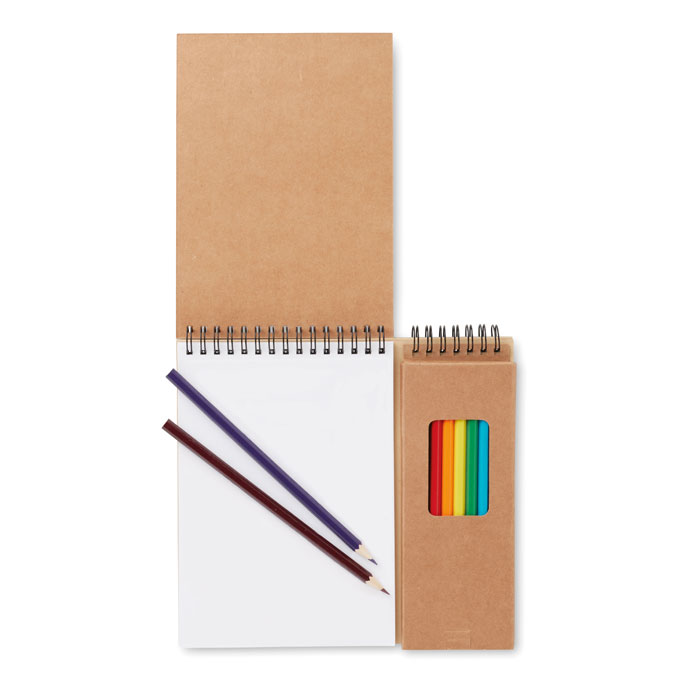 COLOPAD Set de lápices y cuaderno - Niños y Juegos - Regalo Promocional Personalizado - vista alternativa
