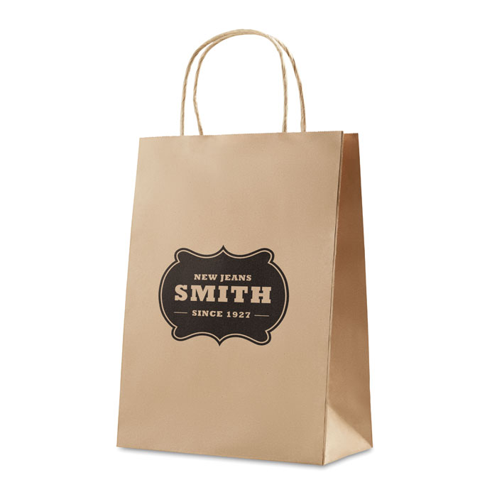 PAPER MEDIUM Bolsa papel mediana 150 gr/m² - Bolsas personalizadas - Regalo Promocional Personalizado - imagen 4