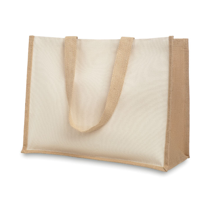 Bolsa de canvas y yute Campo Fiori - Bolsas personalizadas - Regalo Promocional Personalizado - vista alternativa