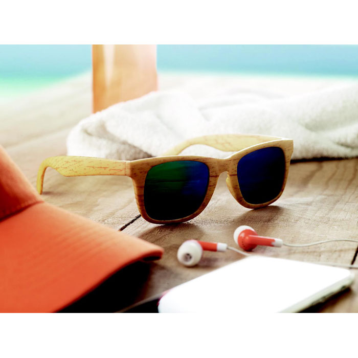 WOODIE Gafas efecto madera - Verano - Regalo Promocional Personalizado - imagen 4