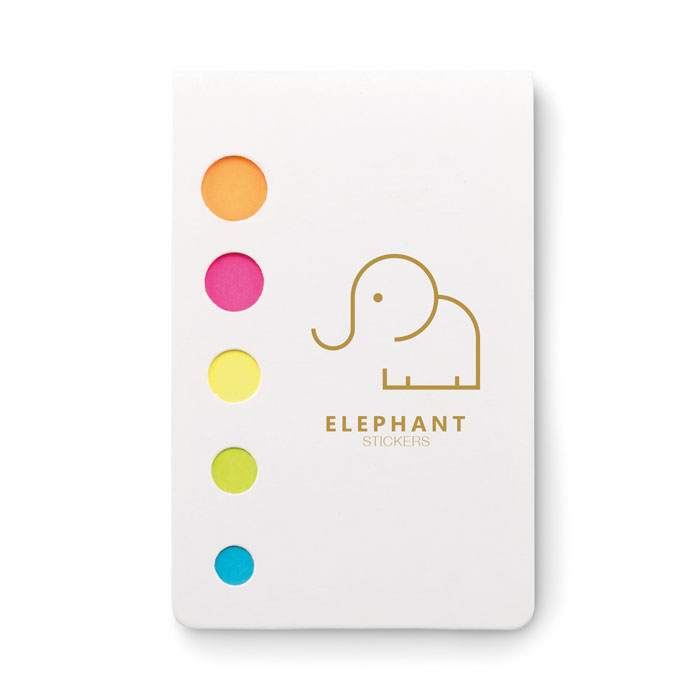 MEMOSTICKY Notas adhesivas 5 colores - Oficina - Regalo Promocional Personalizado - imagen 3