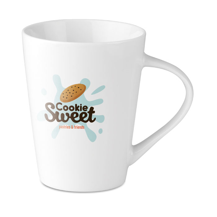 ROME Taza cónica de porcelana 250 ml - Tazas y vasos personalizados - Regalo Promocional Personalizado - vista alternativa