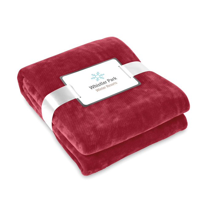 DAVOS Manta de franela - Mantas personalizadas - Regalo Promocional Personalizado - imagen 3