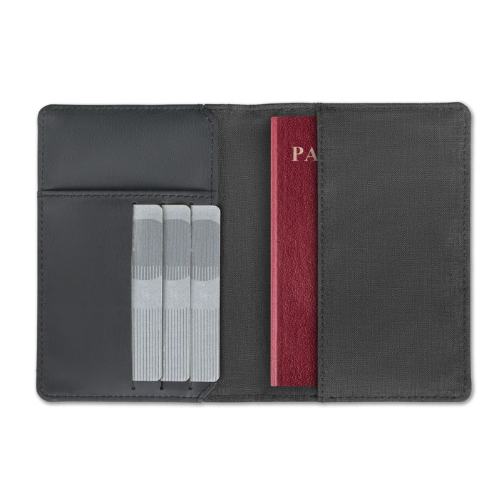 SHIELDOC Porta pasaporte jaspeado - Carteras y monederos personalizados - Regalo Promocional Personalizado - vista alternativa