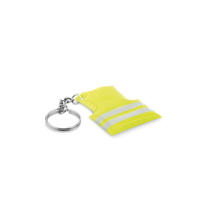 VISIBLE RING Llavero chaleco reflectante - Llaveros, pins y chapas - Regalo Promocional Personalizado - vista alternativa