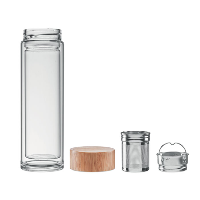 BATUMI GLASS Botella cristal 420ml - Termos personalizados - Regalo Promocional Personalizado - vista alternativa