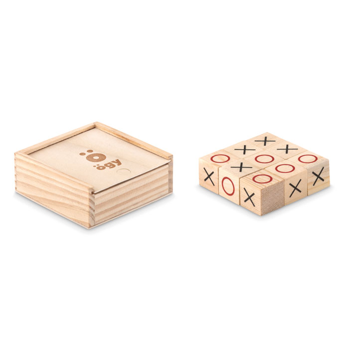 TIC TAC TOE Juego tres en raya de madera - Niños y Juegos - Regalo Promocional Personalizado - imagen 4