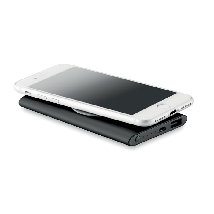 POWER&WIRELESS Powerbank Wireless 4000mAh 5W - Tecnología - Regalo Promocional Personalizado - imagen 3