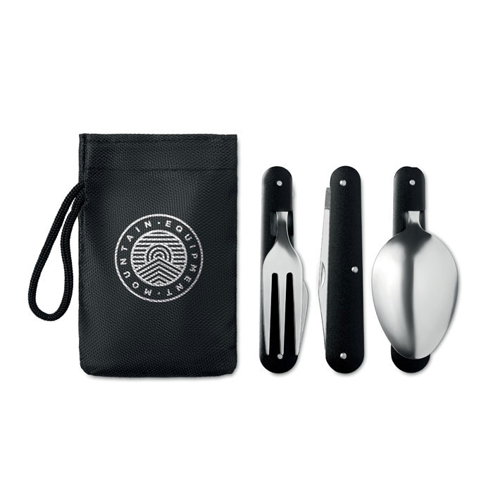 3 SERVICE Cubiertos de camping - Verano - Regalo Promocional Personalizado - vista alternativa
