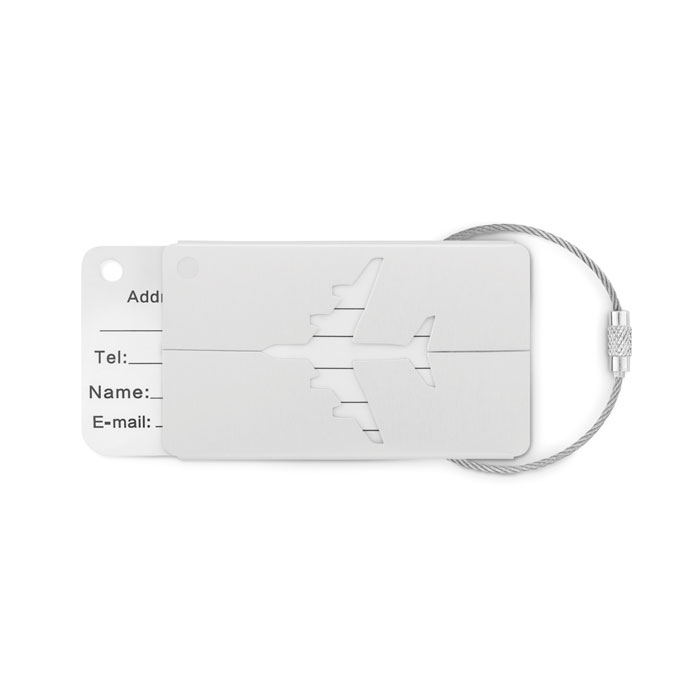 FLY TAG Identificador maleta aluminio - Viaje - Regalo Promocional Personalizado - imagen 4