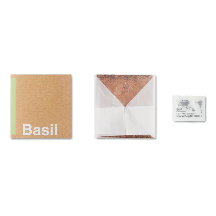 BASIL Bolsa de semillas de albahaca - Jardín - Regalo Promocional Personalizado - imagen 3