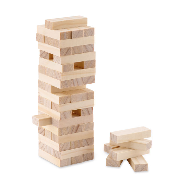 PISA Juego torre de madera - Niños y Juegos - Regalo Promocional Personalizado - vista alternativa