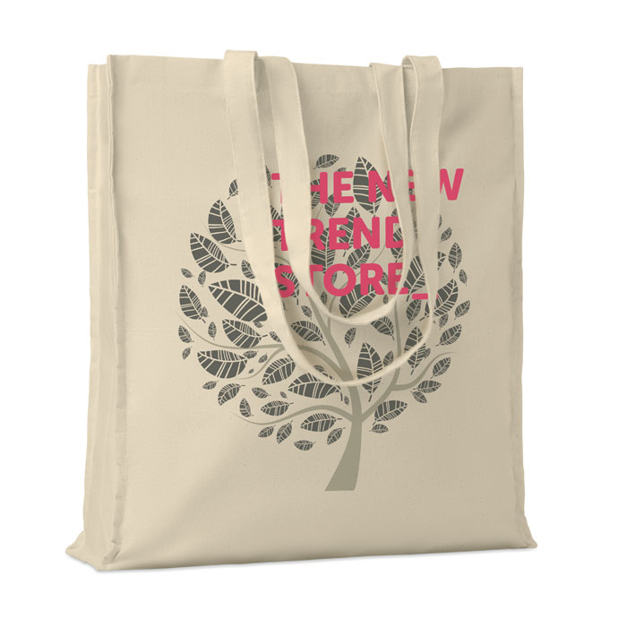 Bolsa de algodón con fuelle 140g Portobello - Bolsas personalizadas con fuelle - Regalo Promocional Personalizado - imagen 3