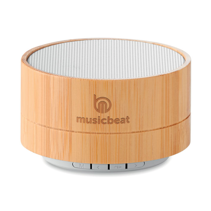 SOUND BAMBOO Altavoz inalámbrico bambú - Tecnología - Regalo Promocional Personalizado - imagen 8