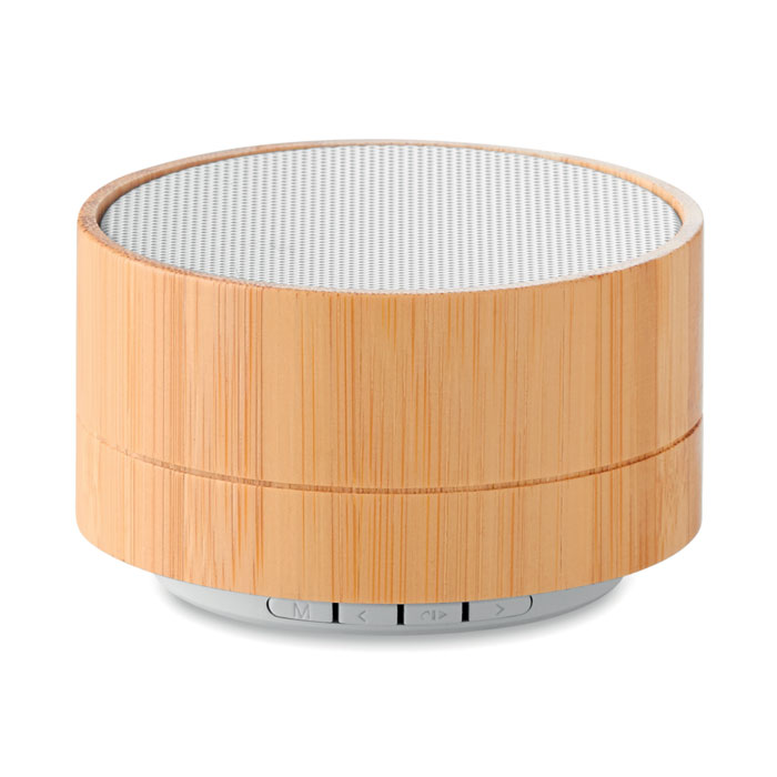 SOUND BAMBOO Altavoz inalámbrico bambú - Tecnología - Regalo Promocional Personalizado - imagen 4