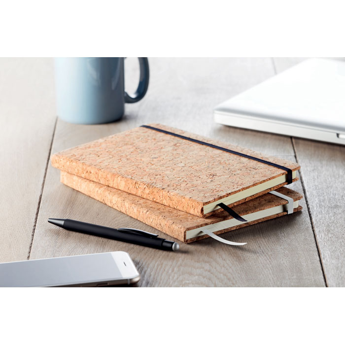 SUBER Libreta A5 con tapa de corcho - Oficina - Regalo Promocional Personalizado - imagen 4