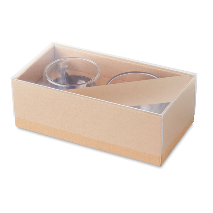 BELIZE Juego de 2 tazas café - Tazas y vasos personalizados - Regalo Promocional Personalizado - vista alternativa