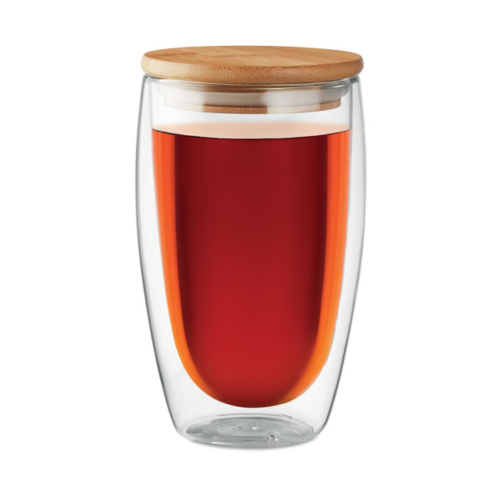 TIRANA LARGE Vaso cristal doble capa 450 ml - Tazas y vasos personalizados - Regalo Promocional Personalizado - vista alternativa