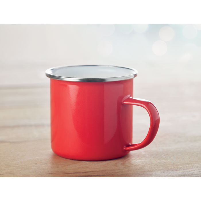 PLATEADO Taza de metal esmaltado 350 ml - Tazas y vasos personalizados - Regalo Promocional Personalizado - imagen 7