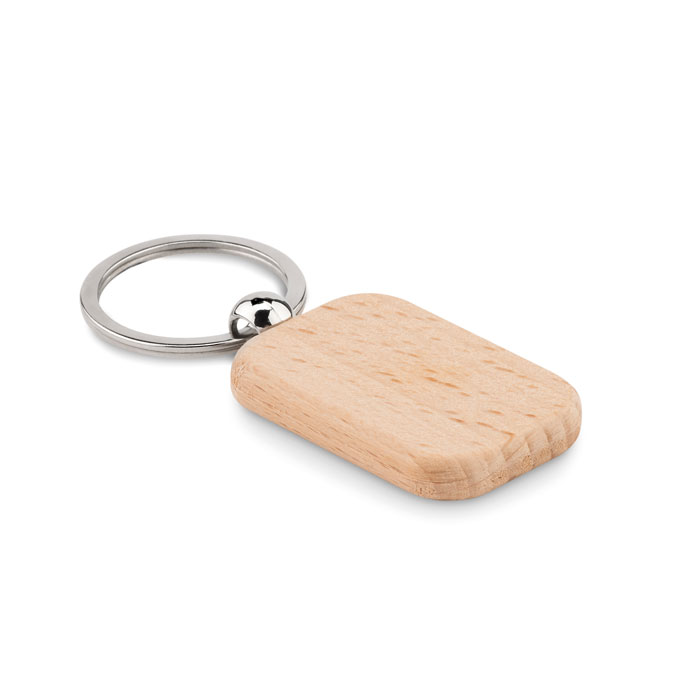 POTY WOOD Llavero rectangular - Llaveros, pins y chapas - Regalo Promocional Personalizado - vista alternativa