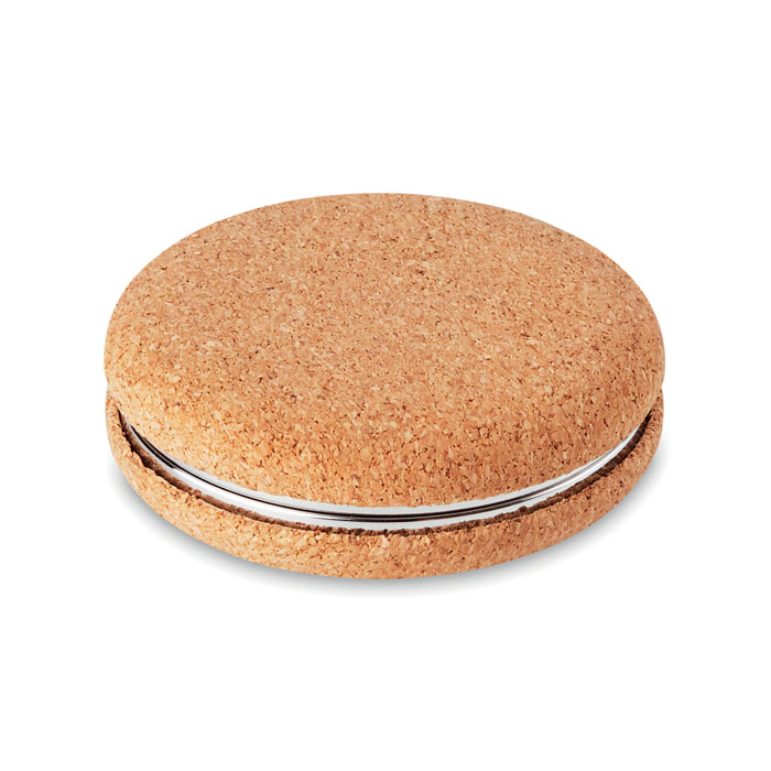 GUAPA CORK Espejo doble circular corcho - Hogar - Regalo Promocional Personalizado - vista alternativa
