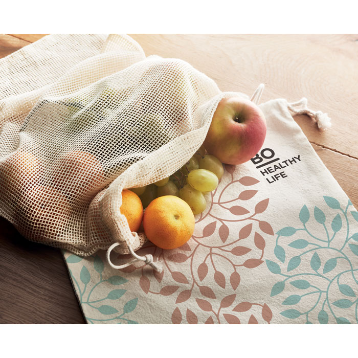 VEGGIE Bolsa rejilla para comida - Bolsas personalizadas - Regalo Promocional Personalizado - imagen 4