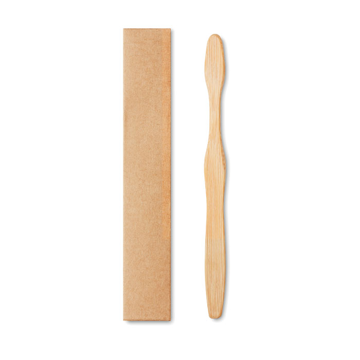 DENTOBRUSH Cepillo dientes mango bambú - Hogar - Regalo Promocional Personalizado - vista alternativa