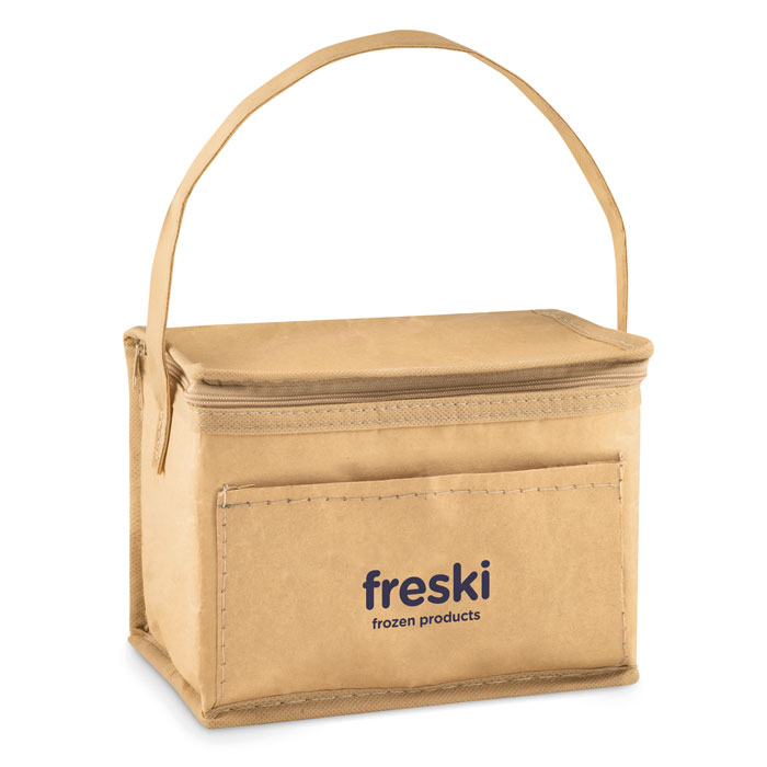 PAPERCOOL Bolsa nevera kraft 6 latas - Verano - Regalo Promocional Personalizado - imagen 4