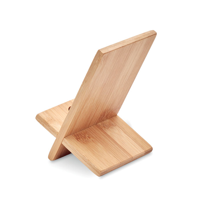 WHIPPY Soporte para telefono de bambú - Tecnología - Regalo Promocional Personalizado - vista alternativa