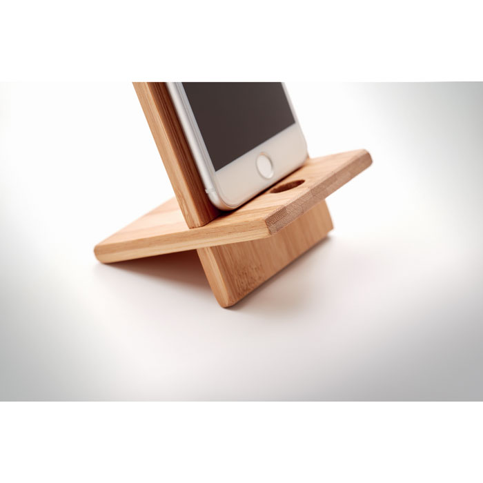 WHIPPY Soporte para telefono de bambú - Tecnología - Regalo Promocional Personalizado - imagen 7