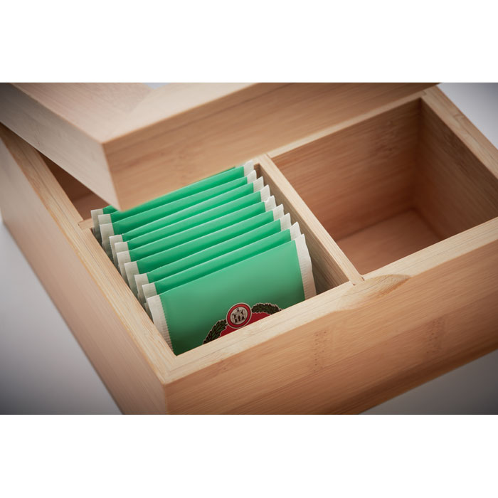 CAMPO TEA Caja de té de bambú - Otros accesorios bodega - Regalo Promocional Personalizado - imagen 7