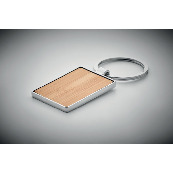 BENDIGO Llavero rectangular y bambú - Llaveros, pins y chapas - Regalo Promocional Personalizado - imagen 5